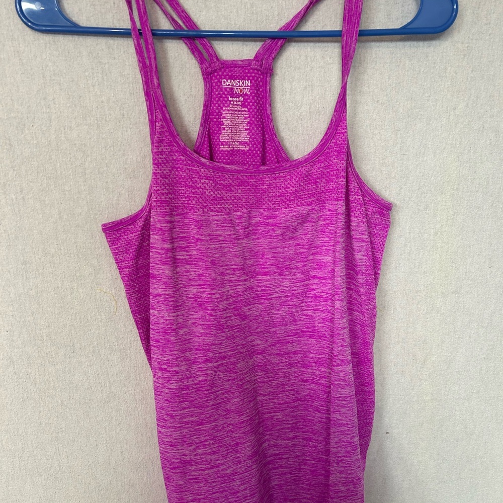 Danskin Now Fuchsia Tank Top